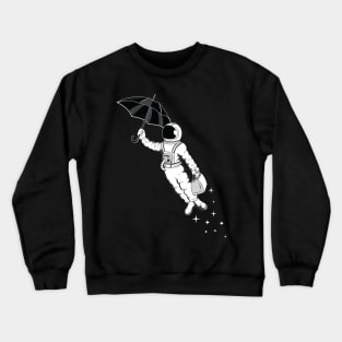 Astronaut with a Parasol Crewneck Sweatshirt